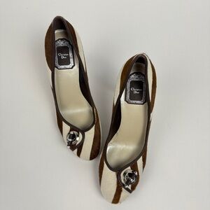 Dior Calf Hair Jazz Club Zebra Heels